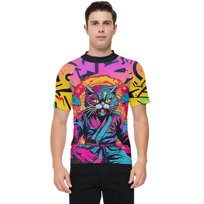 HI-Kat Short Sleeve Rash Guard