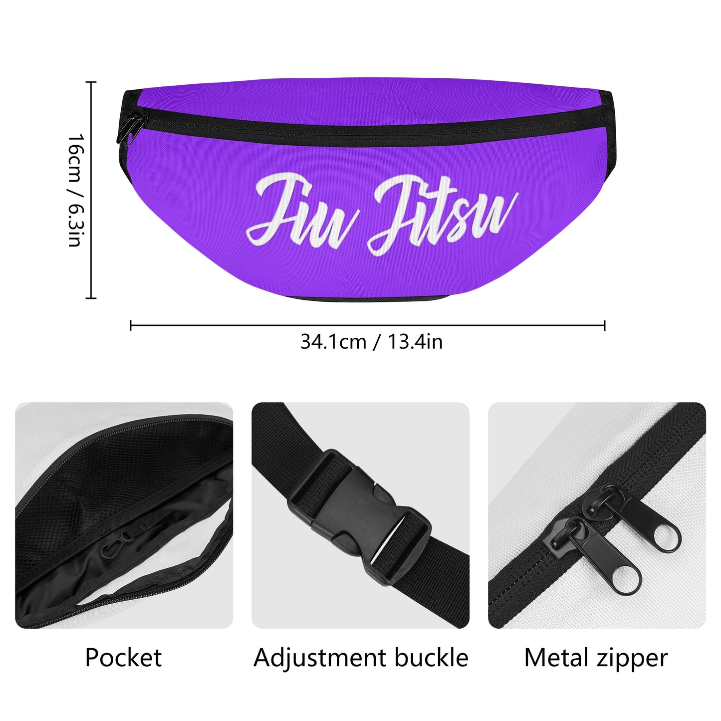 Purple Belt Fanny Pack