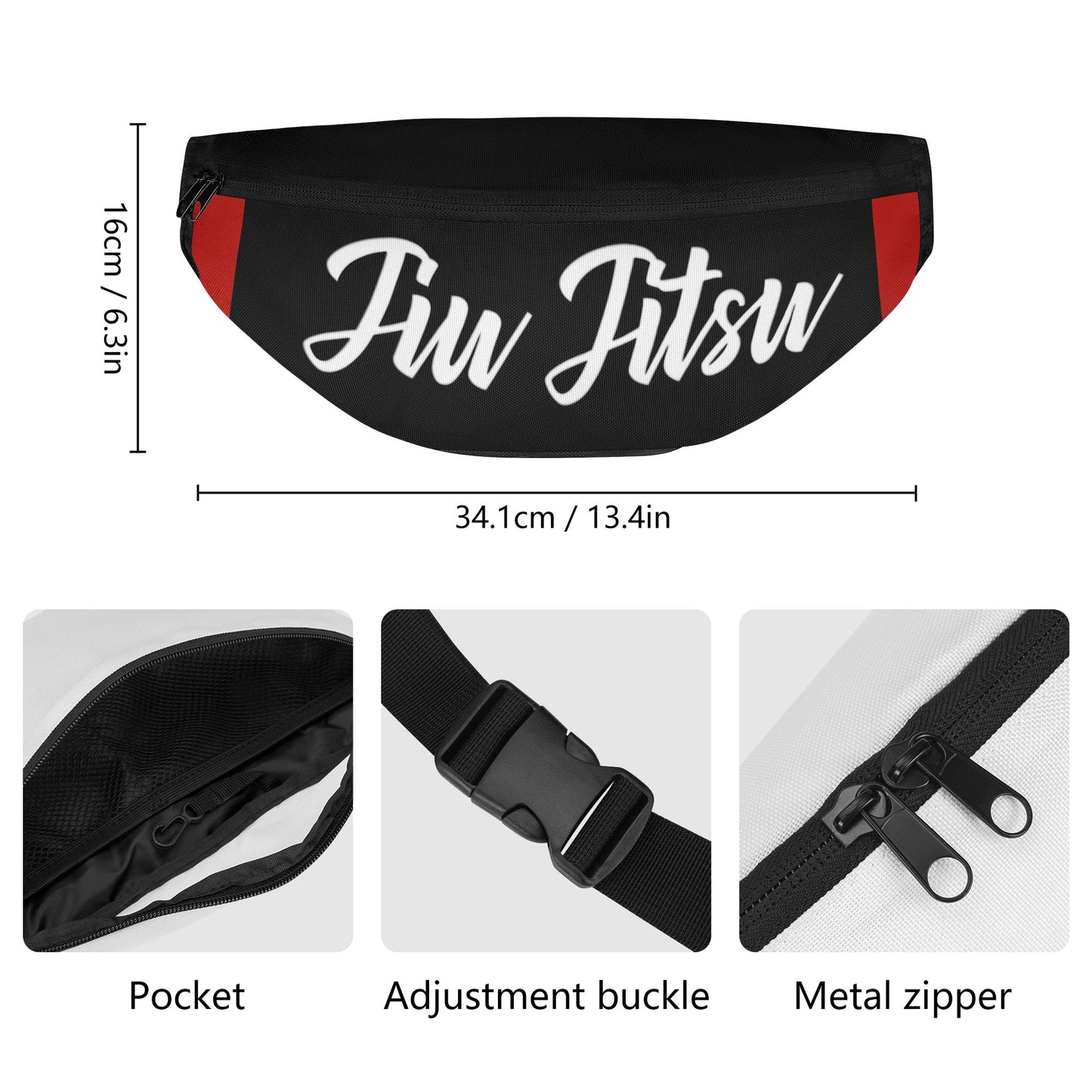 Black Belt Fanny Pack